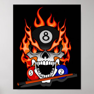 Affiche Pool Billard Cadeau Snooker Cue Sport Hommes