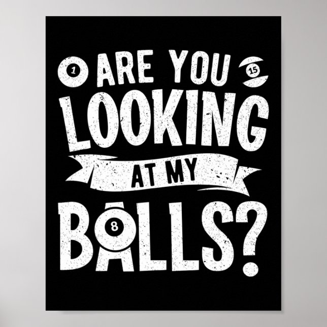 Affiche Pool Billard Outdoor Pour Pool Player Billard Play (Devant)