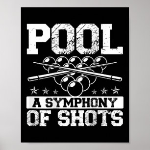 Affiche Pool Une Symphonie De Tirages Ckprint Pool Player