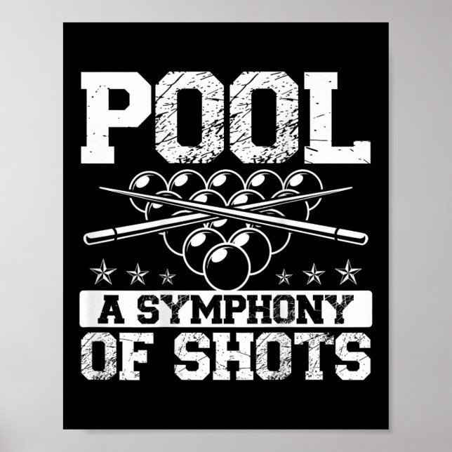 Affiche Pool Une Symphonie De Tirages Ckprint Pool Player (Devant)
