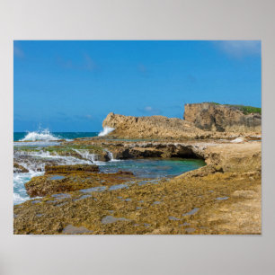 Affiche Pools à marée et rochers de Punta Las Tunas