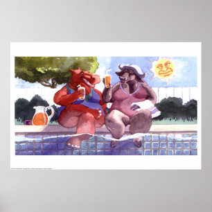 Affiche Poolside