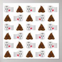 poop emoji et papier de toilette