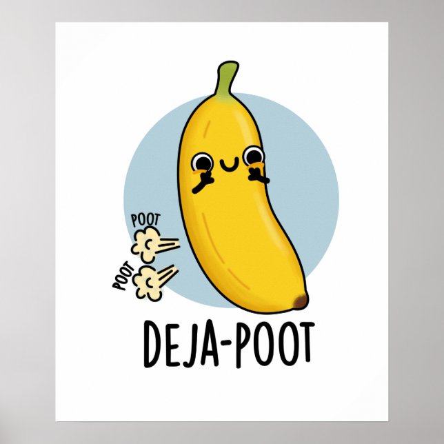 Affiche Poot de deja Funny Banana Double Pun de panier (Devant)