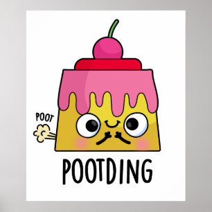 Affiche Poot Drôle Pudding Fart Pun