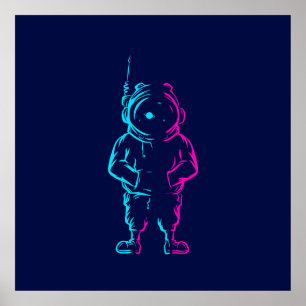 Affiche pop art Abstrait