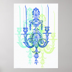 Affiche Pop Art Bougie Sconce Art Photographie Imprimer