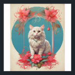 Affiche Pop Art cat Photo Moderne tendance<br><div class="desc">Pop Art cat Photo Moderne tendance Retro Color Block Poster Téléchargement instantané</div>
