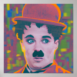 Affiche Pop Art Chaplin