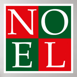 Affiche Pop Art Christmas NOEL