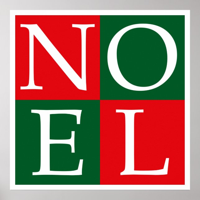 Affiche Pop Art Christmas NOEL (Devant)