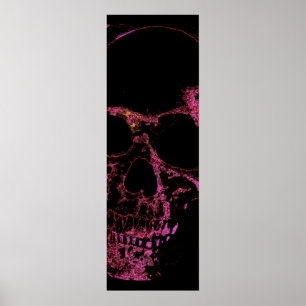 Affiche Pop Art crâne