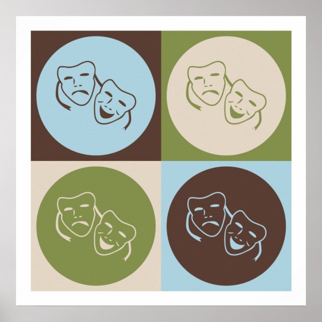 Affiche Pop Art Drama (Devant)