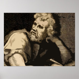 Affiche Pop Art du philosophe stoïcien Épictète vi
