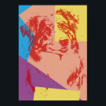 Affiche Pop Art Effet Australian Shepherd / Amoureux des c<br><div class="desc">Pop Art Effect Australian Shepherd. Simple effet pop art rétro design australien Shepherd avec le rouge comme couleur de premier plan et avec le jaune, le bleu rose et le violet comme couleurs arrière - plans. Cette oeuvre fait un grand cadeau pour les amoureux de les chiens ou toute personne...</div>