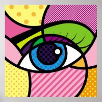 POP ART Eyes Illustration.art,pop,eye,graphic desi