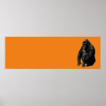 Affiche Pop Art Gorilla<br><div class="desc">Digital Computer Animal Art - College Pop Art - Wild Animal Computer Images</div>