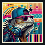 AFFICHE POP ART IGUANA 4<br><div class="desc">POP ART IGUANA</div>