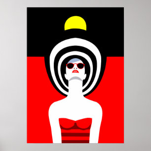 Affiche Pop Art Inspirée Mode Femme 9