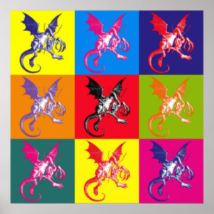 Affiche Pop Art Jabberwocky