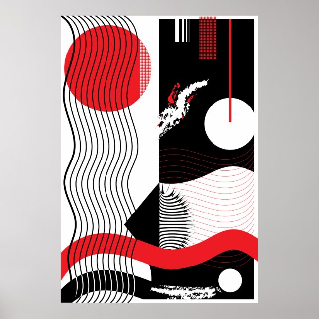 Affiche pop art japonais (Devant)