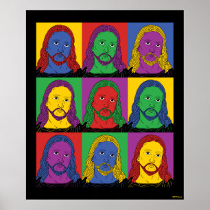 Affiche Pop Art Jesus
