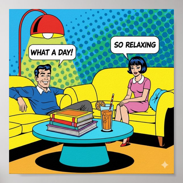 Affiche Pop Art Lounge (Devant)