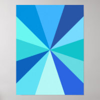 Pop Art Moderne années 60 Funky Geometry Rays en b