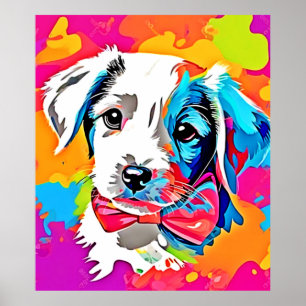 Affiche Pop Art Puppy