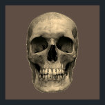 Affiche Pop Art Sepia Retro<br><div class="desc">Imaginaire Art Skull Skeleton - Blue & Purple Tones Heavy Metal Punk Rock College Pop Art Image</div>