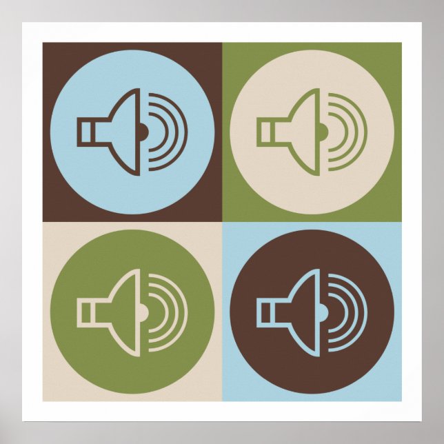 Affiche Pop Art Sound (Devant)