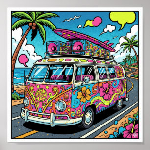 Affiche Pop Art Van