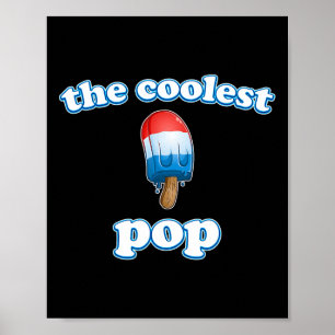 Affiche Pop Ever Fête des pères Popsicle Top Pour Papa Roc