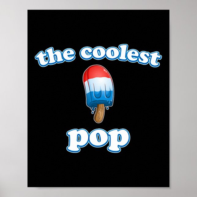 Affiche Pop Ever Fête des pères Popsicle Top Pour Papa Roc (Devant)