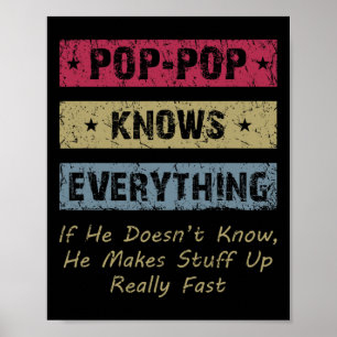 Affiche Pop-pop sait tout s'il ne sait pas; t connaître po