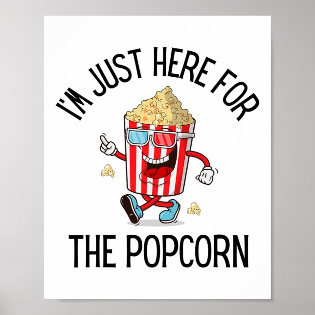 Affiche Popcorn Lover Camping Trip Sweet Popcorn Movie Nig (Devant)