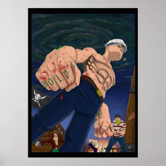 Affiche Popeye le marin