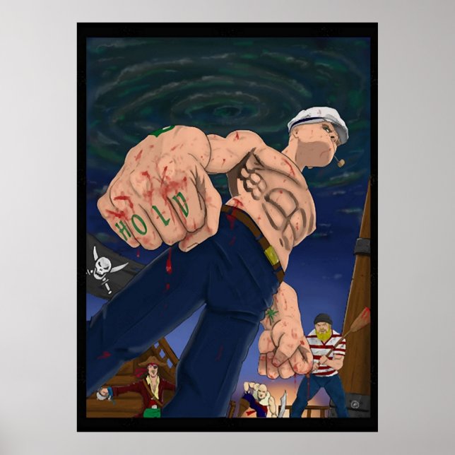 Affiche Popeye le marin (Devant)
