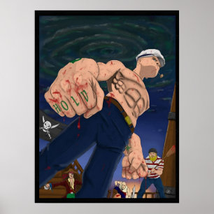Affiche Popeye the Sailor Man