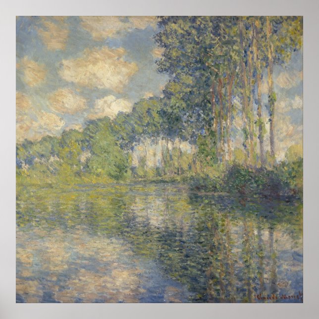 Affiche Poplars sur l'Epte - Monet (Devant)