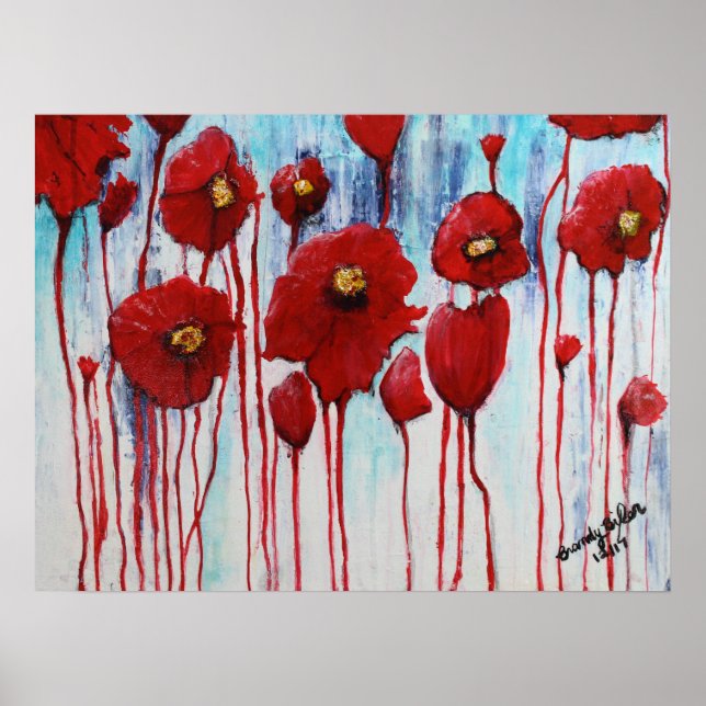Affiche Poppies en hiver (Devant)