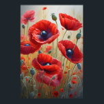Affiche Poppies Fleur sauvage Mur Art Décor Salon Décor<br><div class="desc">Belle Romantique Fleurs de Pavot Blossom Poster d'Art. Obtenez l'ensemble ou un ensemble pour décorer votre maison, bureau ou laboratoire. Décor Art & Mur > Affiches & Imprimantes. Art numérique cosmique de pavot et de fleurs. Unique d'un art mural unique avec des fleurs de pavot Blosso et pods. L'art populaire,...</div>