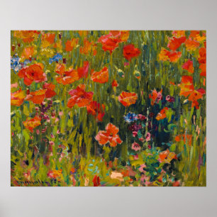 Affiche Poppies Robert Vonnoh