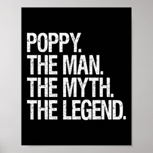 Affiche Poppy L'Homme Le Mythe La Légende Drôle Pères Gi