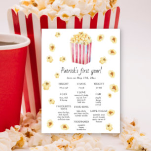 Affiche Popscorer Premier anniversaire Jalon Anniversaire