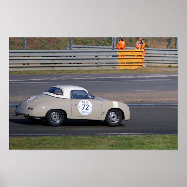 Affiche Porsche 356 Speedster Le Mans Classic (Devant)