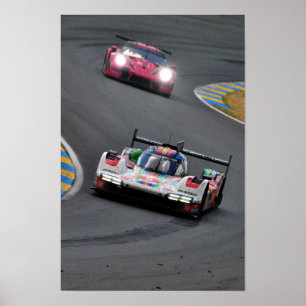 Affiche Porsche 963 no5 24 Heures du Mans 2023