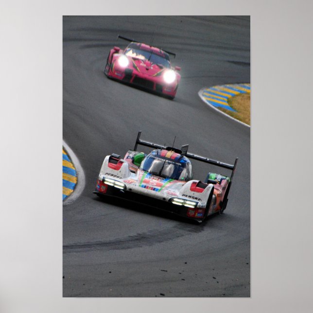 Affiche Porsche 963 no5 24 Heures du Mans 2023 (Devant)