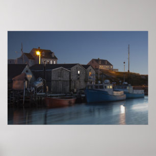 Affiche Port à Peggy's Cove en beaux-arts