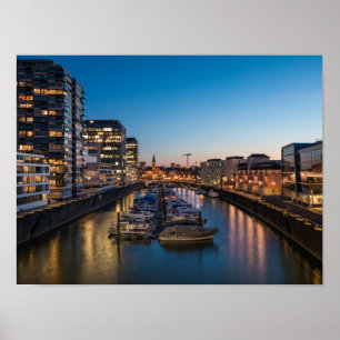 Affiche Port Allemagne de Cologne